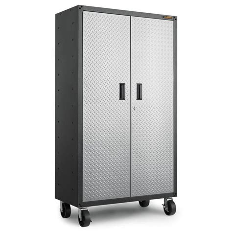 36 storage cabinet steel gray graystone|Gladiator Ready.